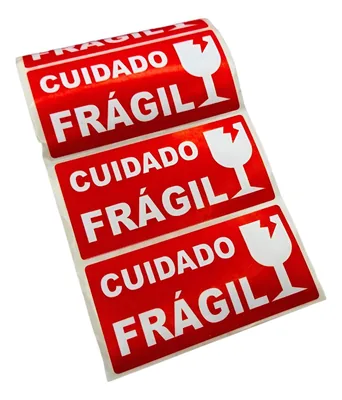 Etiqueta Fragil 100X70 C/500