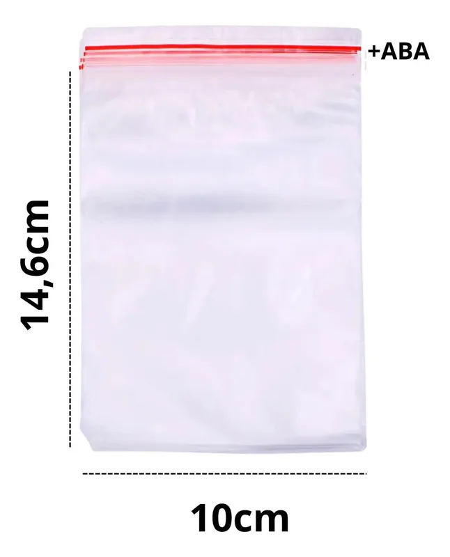 Saco Plastico (zip) N 05 10X14,3X0,08 C/100
