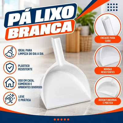 Pa Lixo Branca/preto Jaguar (0698)