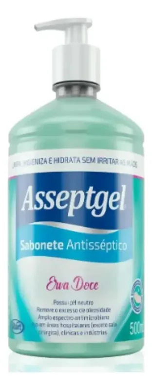 Sabonete Asseptgel Erva Doce 500ML (9087)