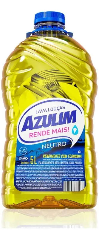 Detergente Lava Loucas Azulim Neutro 5L (31880)