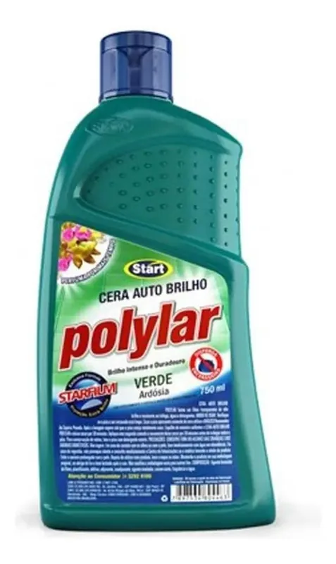 Cera Liquida Polylar Auto Brilho Verde Ardosia 750ML (8300)