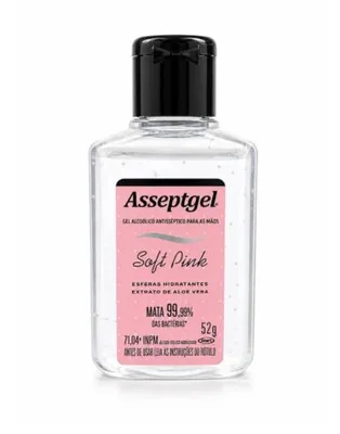 Alcool Gel Soft Pink Asseptgel 70 Inpm (28047) C/52G