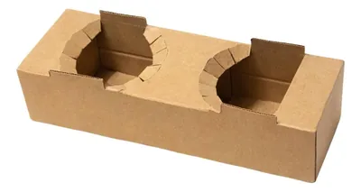 Porta Copo Duplo Papelao C/10