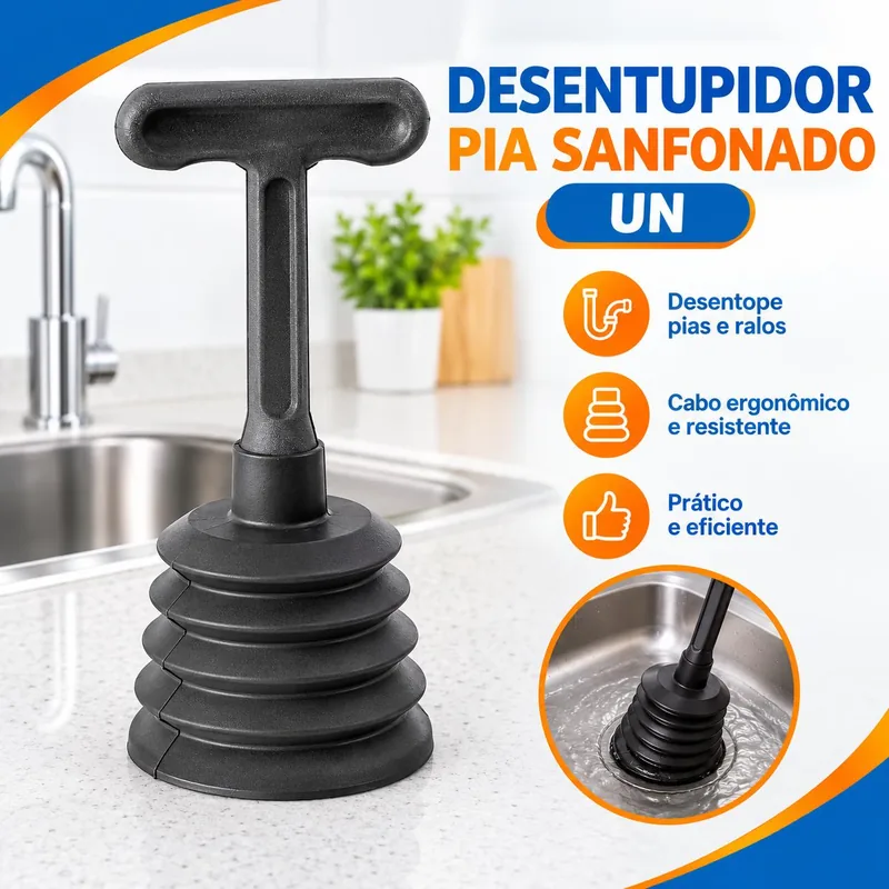 Desentupidor Pia Sanfonado Un
