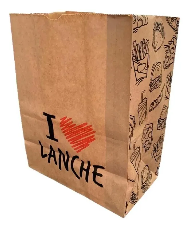 Saco Kraft Lanche Sos - M (19,0X12X26CM) C/50